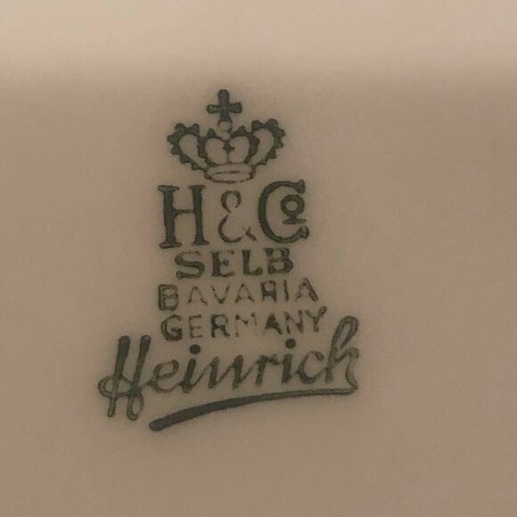 VTG 90s Bavaria Germany Heinrich & Co H&Co Selb Porcelain Portrait Bowls / Set 3 - Picture 5 of 8